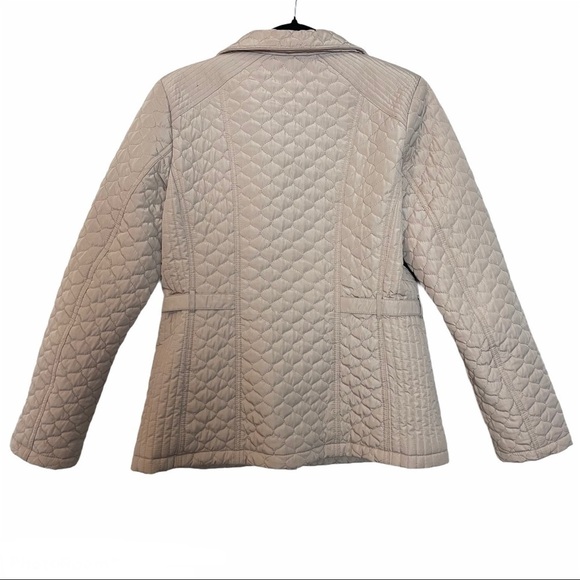 Gallery lighter Weight Beige Quilted Jacket Sz. S - Picture 2 of 16